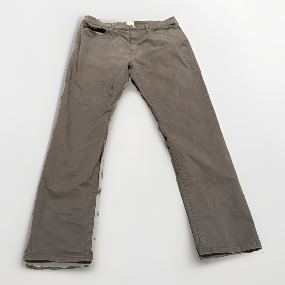 Flint And Tinder Pants Mens 36x32 Gray Chino Tapered Fit Twill Stretch